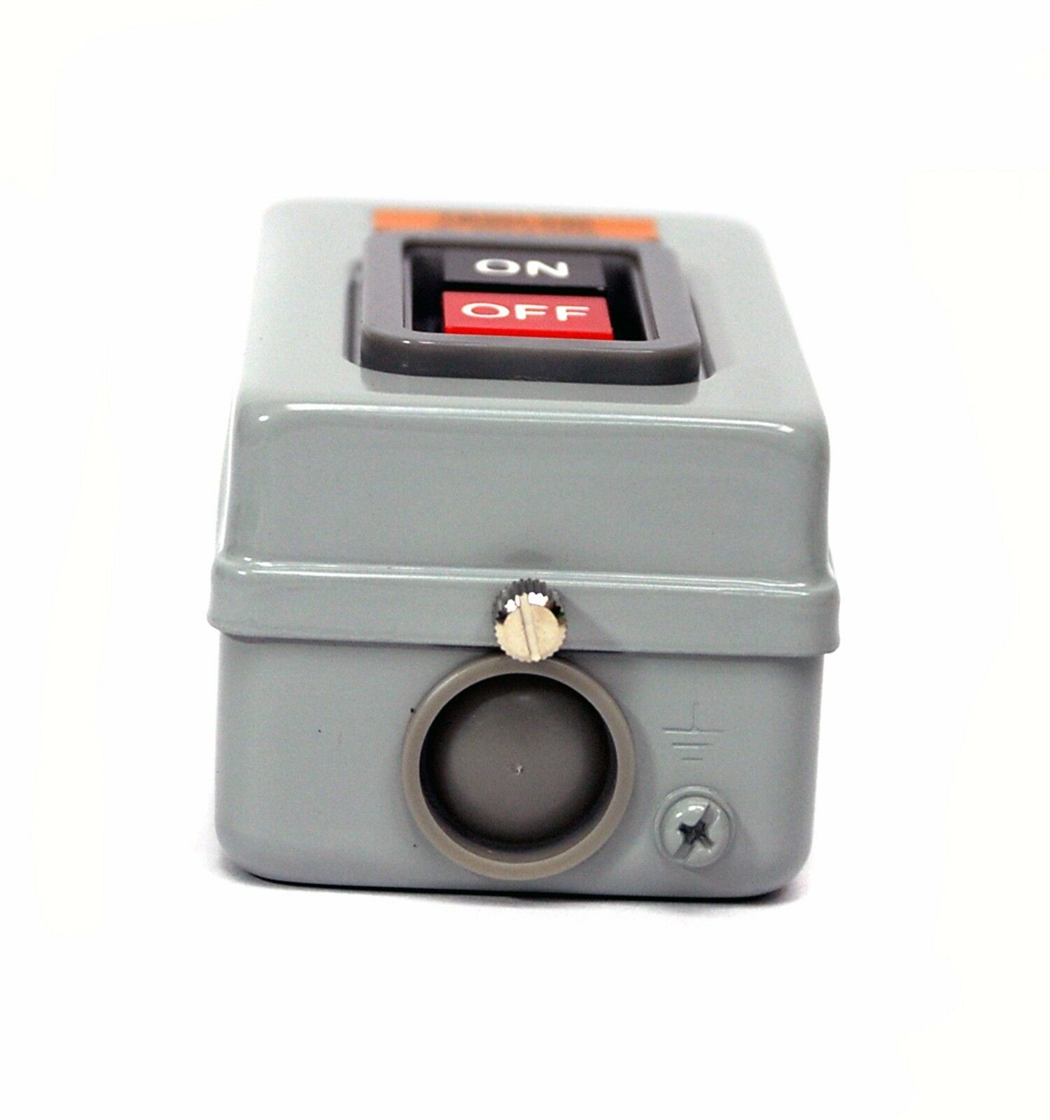 Imported Taiwan tend 30A TBSN-330 Push Button Power Switch Metal Case On-Off Lock Pump Machine Socket. 