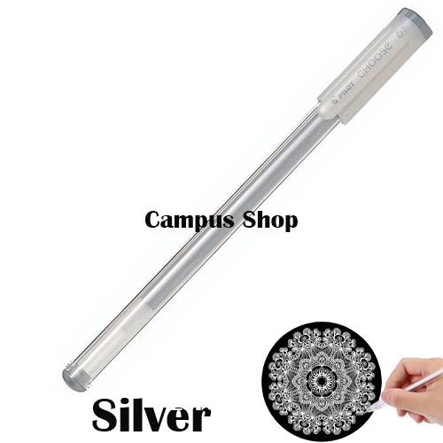White Gel Pen White INK Pen, Gold & Siver -1 Pc. 