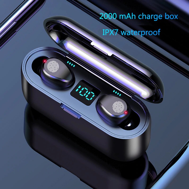 F9 TWS Bluetooth 5.0 Earphones True Wireless Stereo Headphone Hi-Fi Earbuds  Sports Waterproof Headsets With Microphone: Buy Online at Best Prices in  Bangladesh | Daraz.com.bd