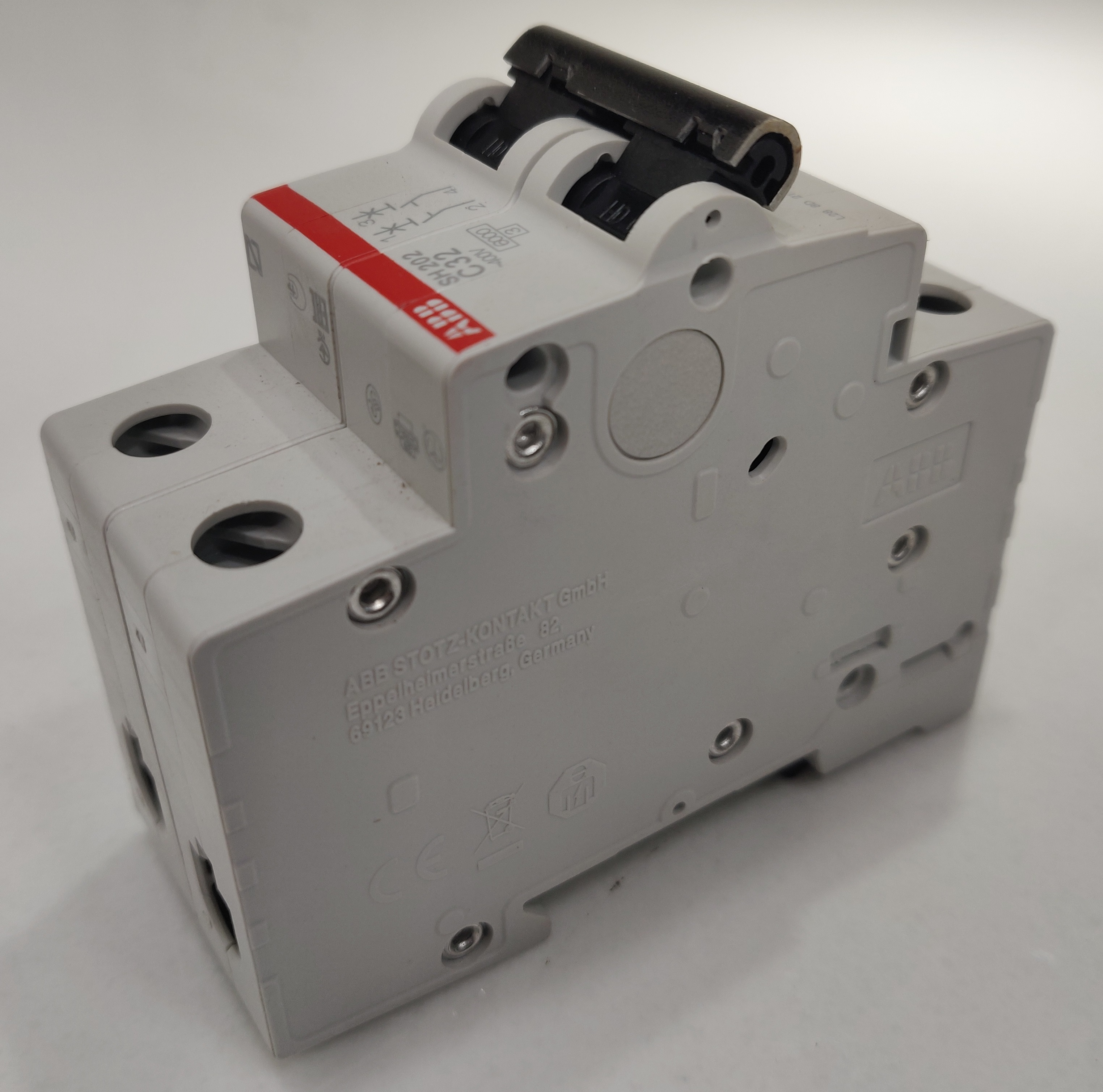 ABB  GERMANY  32A 6kA MCB DP 2P Miniature Circuit Breaker Two Pole. 