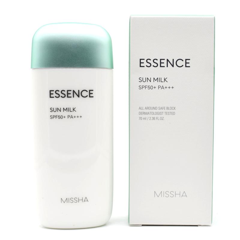 all around safe block essence sun milk