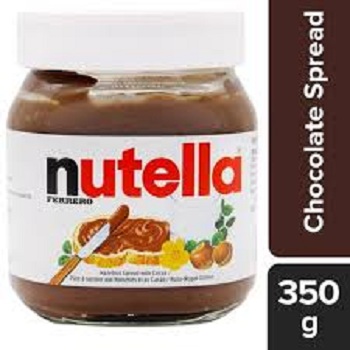 Nutella Ferrero Hazelnut Spread with Cocoa - 350 gm. 
