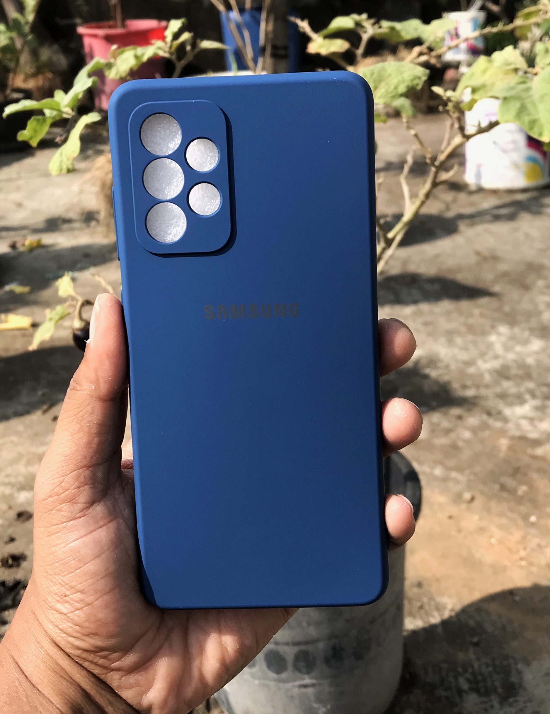 For Samsung Galaxy A52 Luxury Silicon Protect Back Cover Soft Case - Camera. 