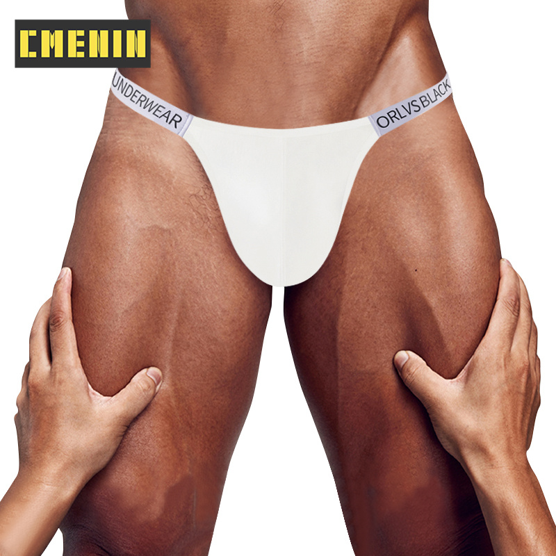 CMENIN Soft ORLVS (1 Pieces) Modal Men Underwear thongs Mens Jockstrap Breathable Soft thongs And G strings Splice Innerwear OR6107. 
