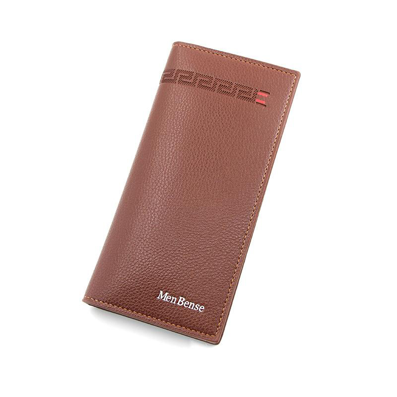 Men Bense Men's & Women's Fashion Long Wallet Soft Leather Wallet Plus Large-capacity Mobile Phone Bag Multi-card. 
