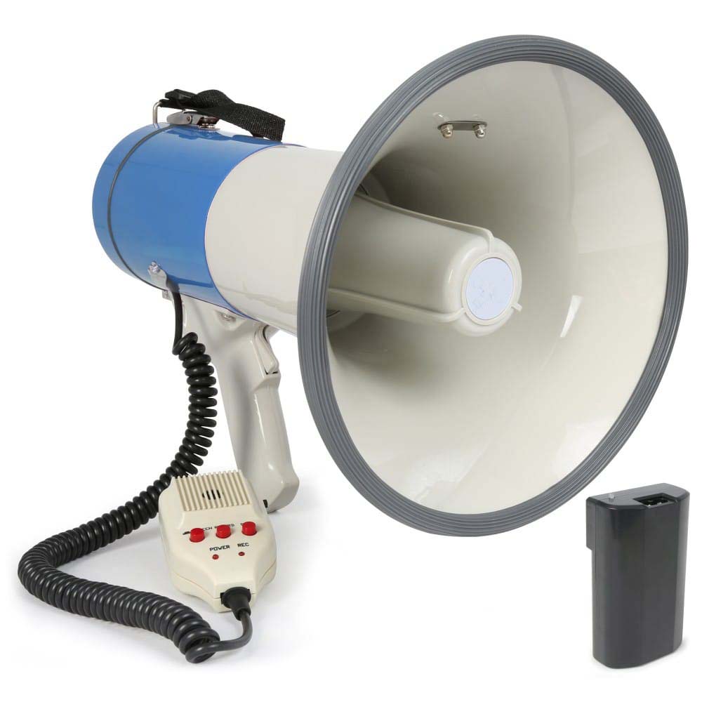 Hand Mic Megaphone with USB and Memory card Option. 