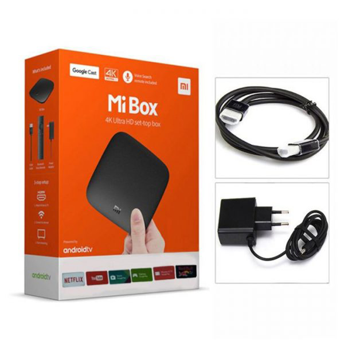 ANDROID SMART TV BOX MIBOX  4K ULTRA HD SET-TOP BOX Chromecast Built-in with Google Assistant