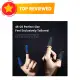 1 Pair(2 Pcs) Breathable Mobile Finger Sleeves / Sweatproof Gloves for Mobile Gaming - Black