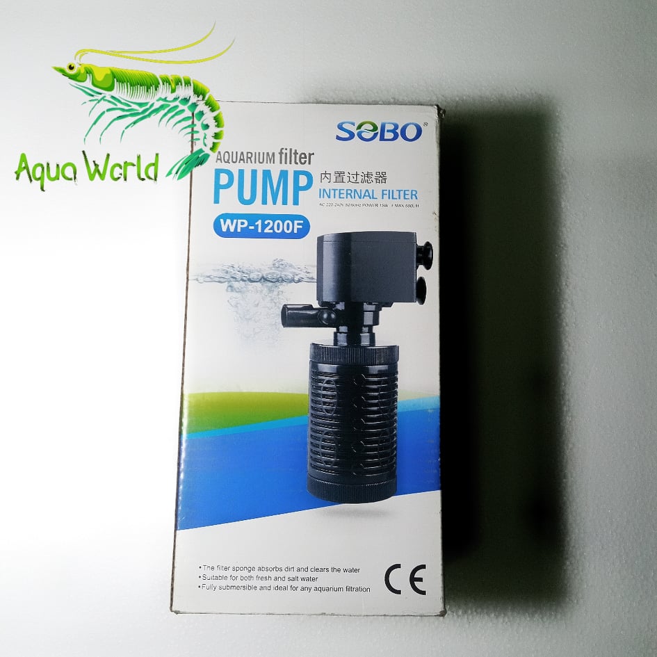 SOBO Aquarium Internal Filter SOBO WP1200F 15 Watt Motor AQUARIUM