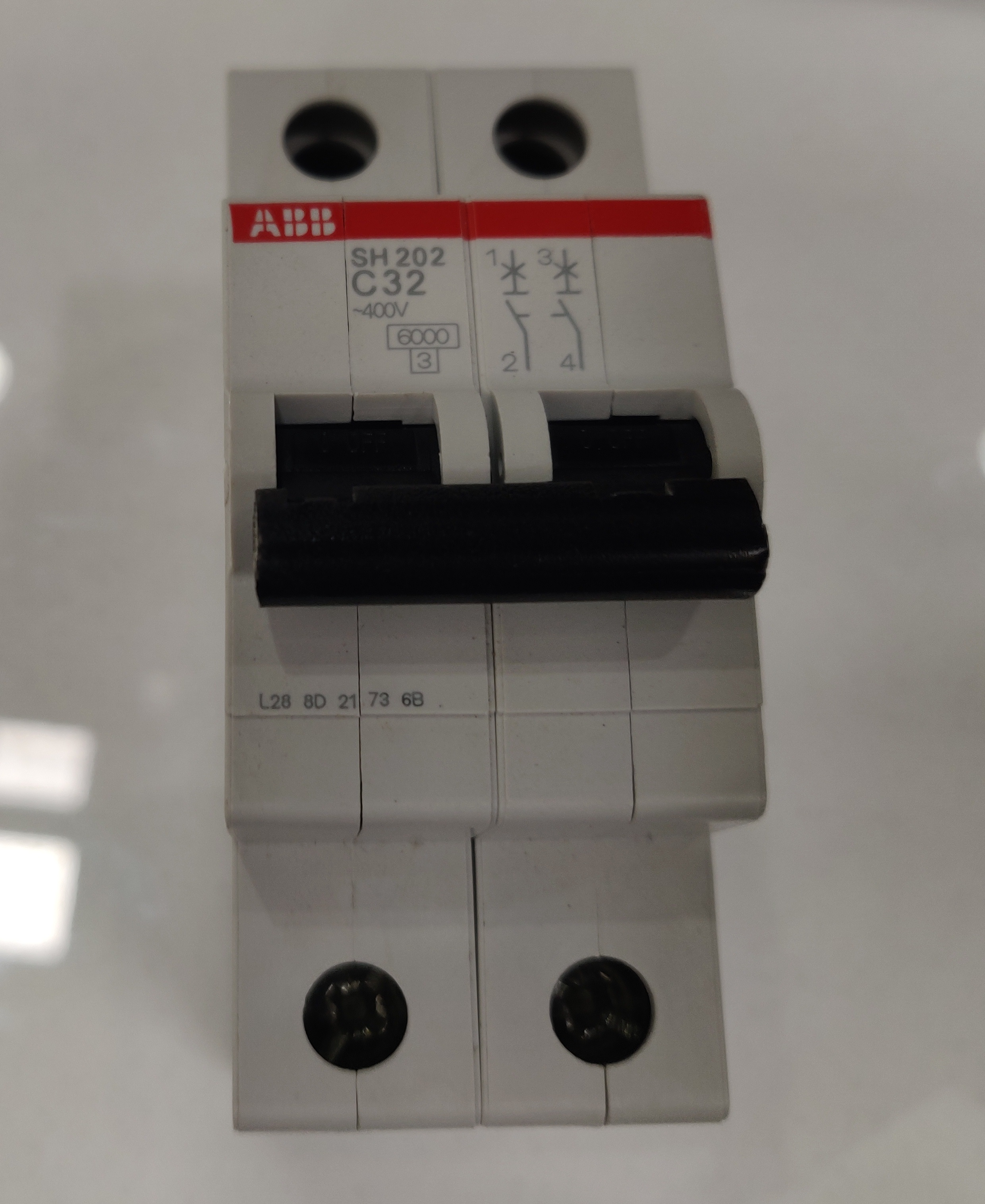 ABB  GERMANY  32A 6kA MCB DP 2P Miniature Circuit Breaker Two Pole. 