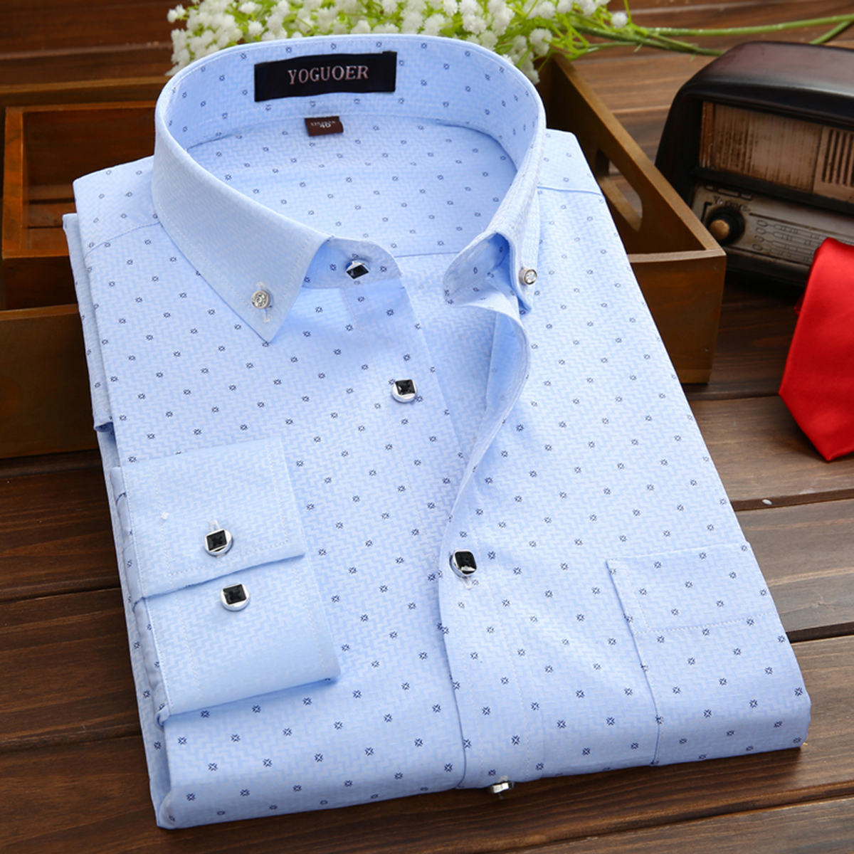 white shirt new pattern