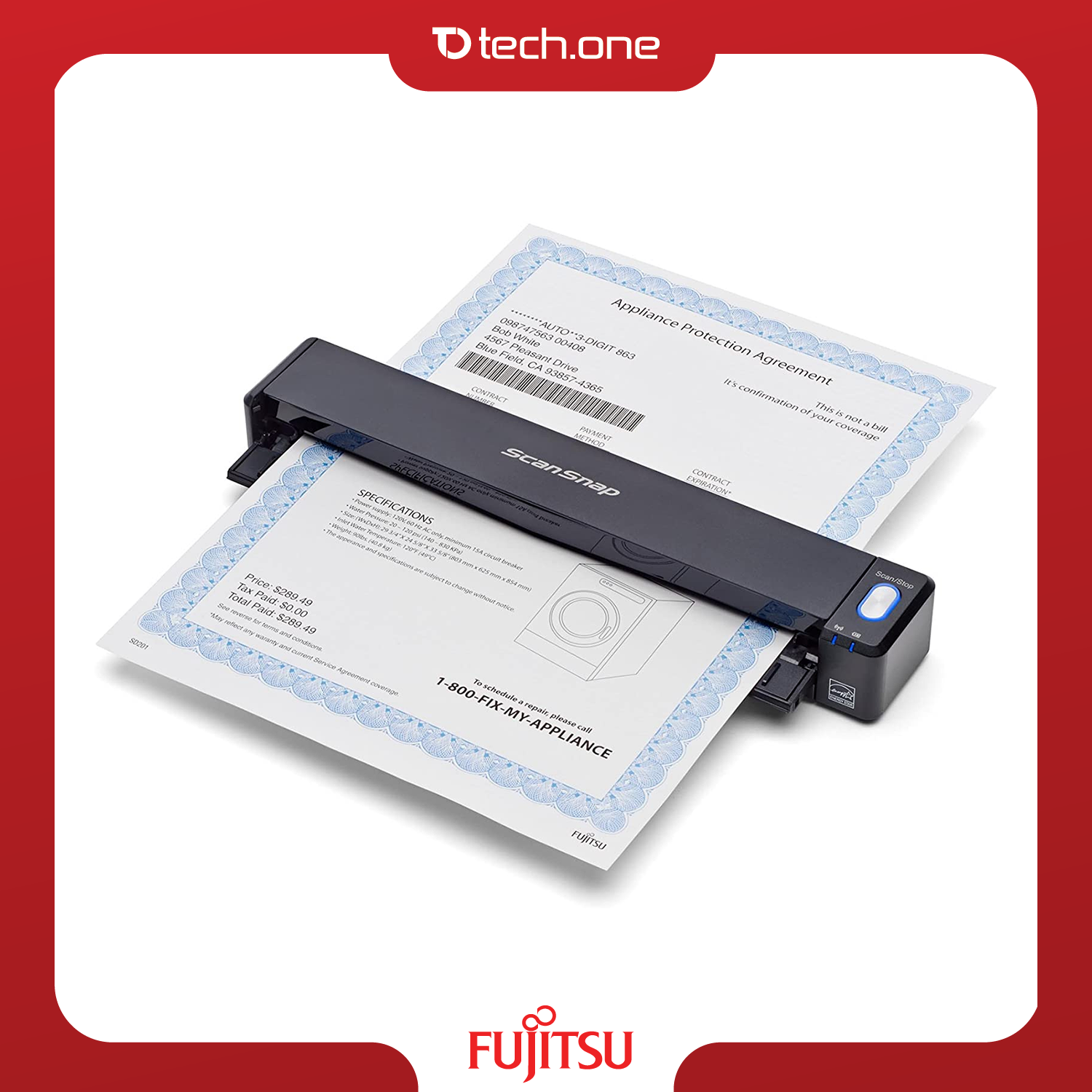 FUJITSU ScanSnap iX100. 