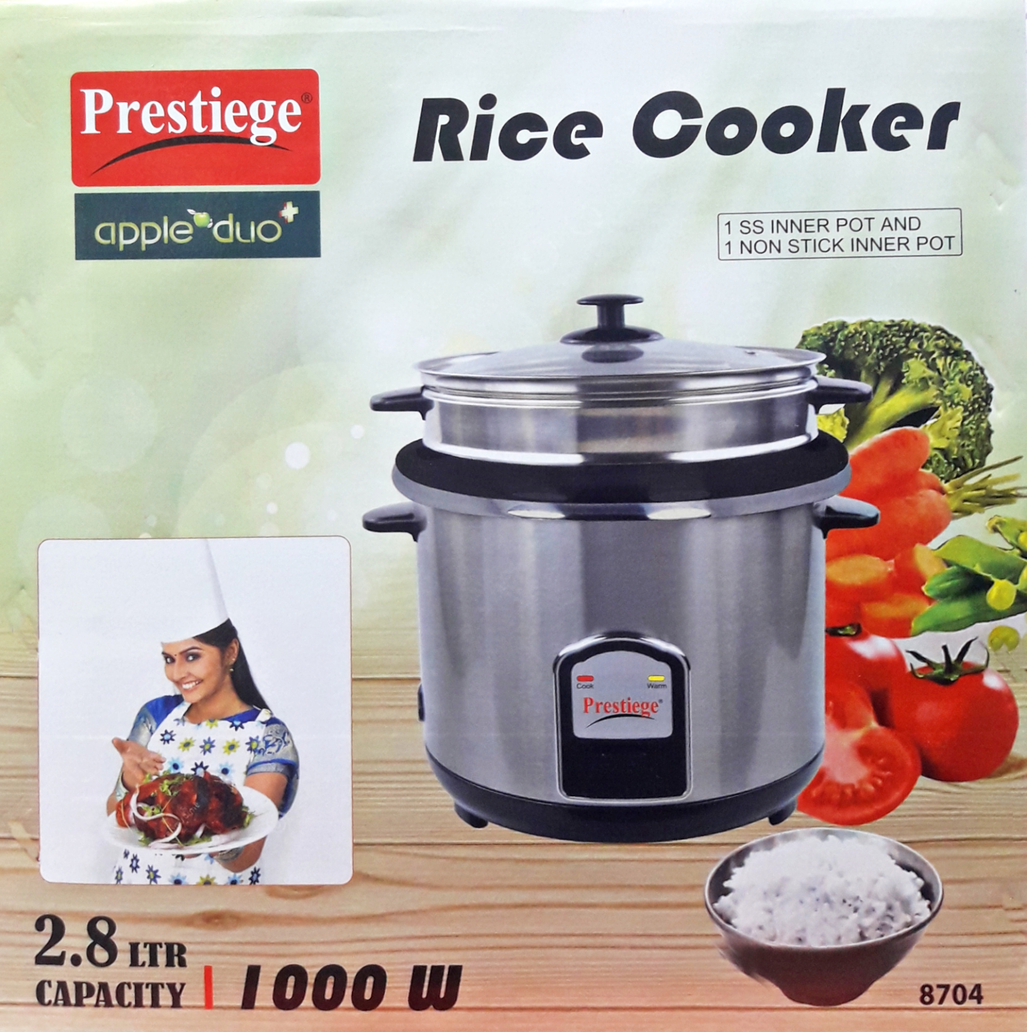 prestige rice cooker 2 litre