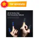 1 Pair(2 Pcs) Breathable Mobile Finger Sleeves / Sweatproof Gloves for Mobile Gaming - Black