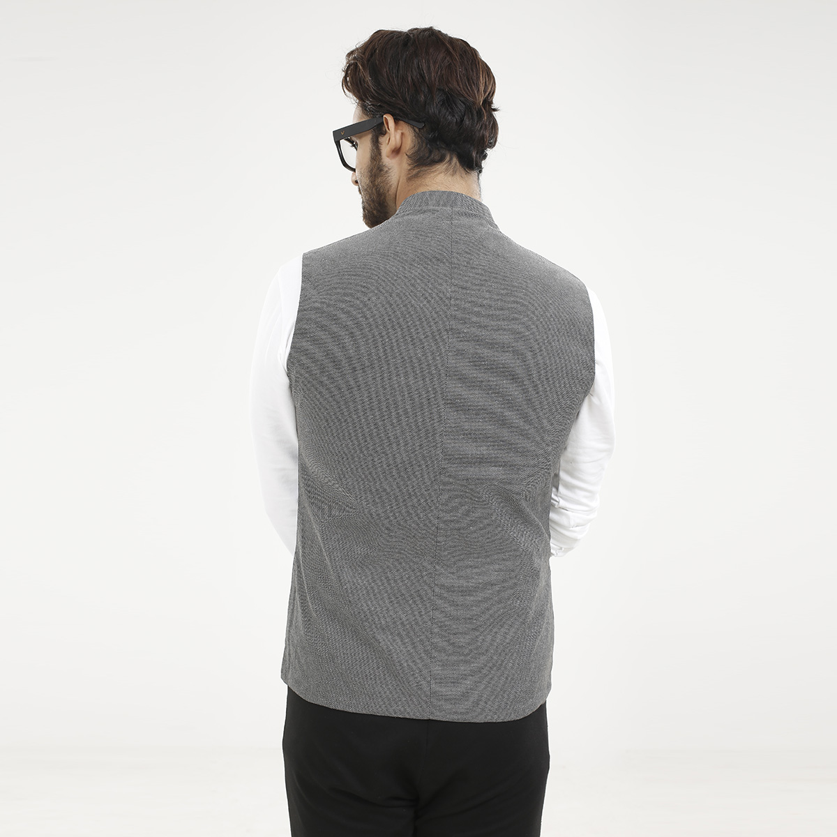 Grey Waistcoat | Party Wear & Wedding Dress for Men. 