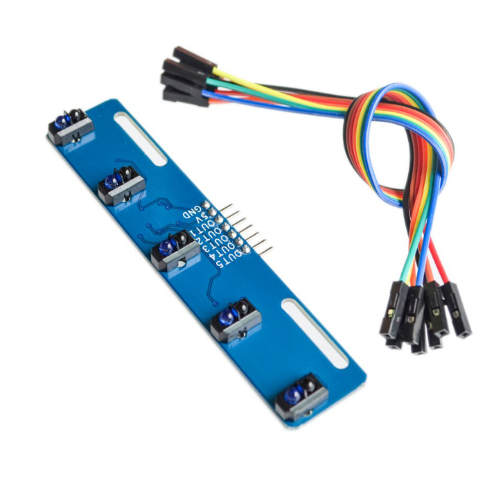 TCRT5000 5-WAY IR TRACKING SENSOR MODULE