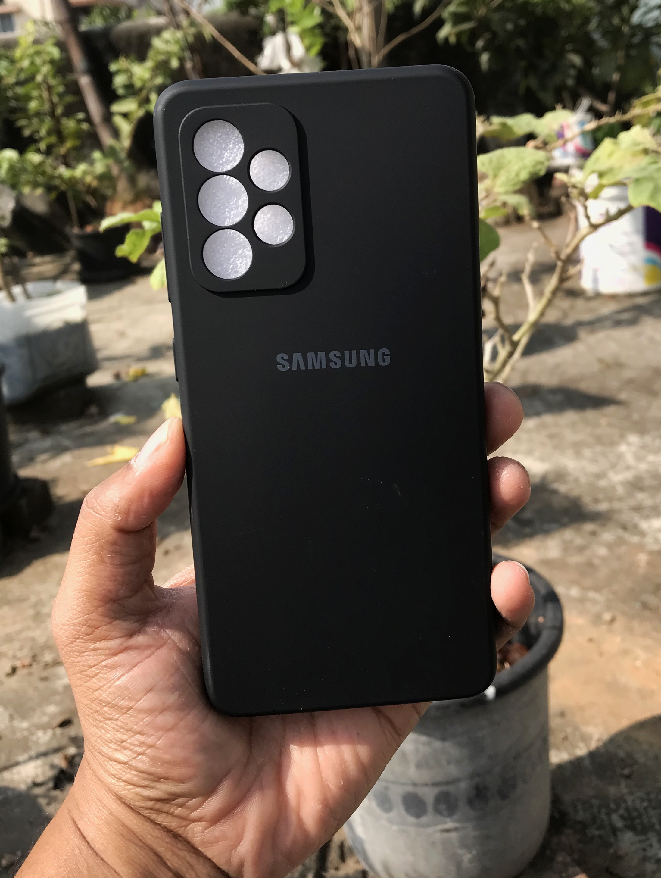 For Samsung Galaxy A52 Luxury Silicon Protect Back Cover Soft Case - Camera. 