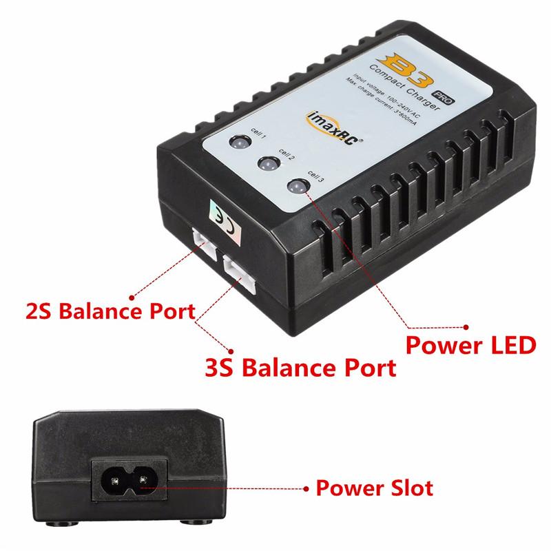 IMAX B3 Pro Compact Balance Charger for 2S 3S 7.4V 11.1V Lithium LiPo Battery. 
