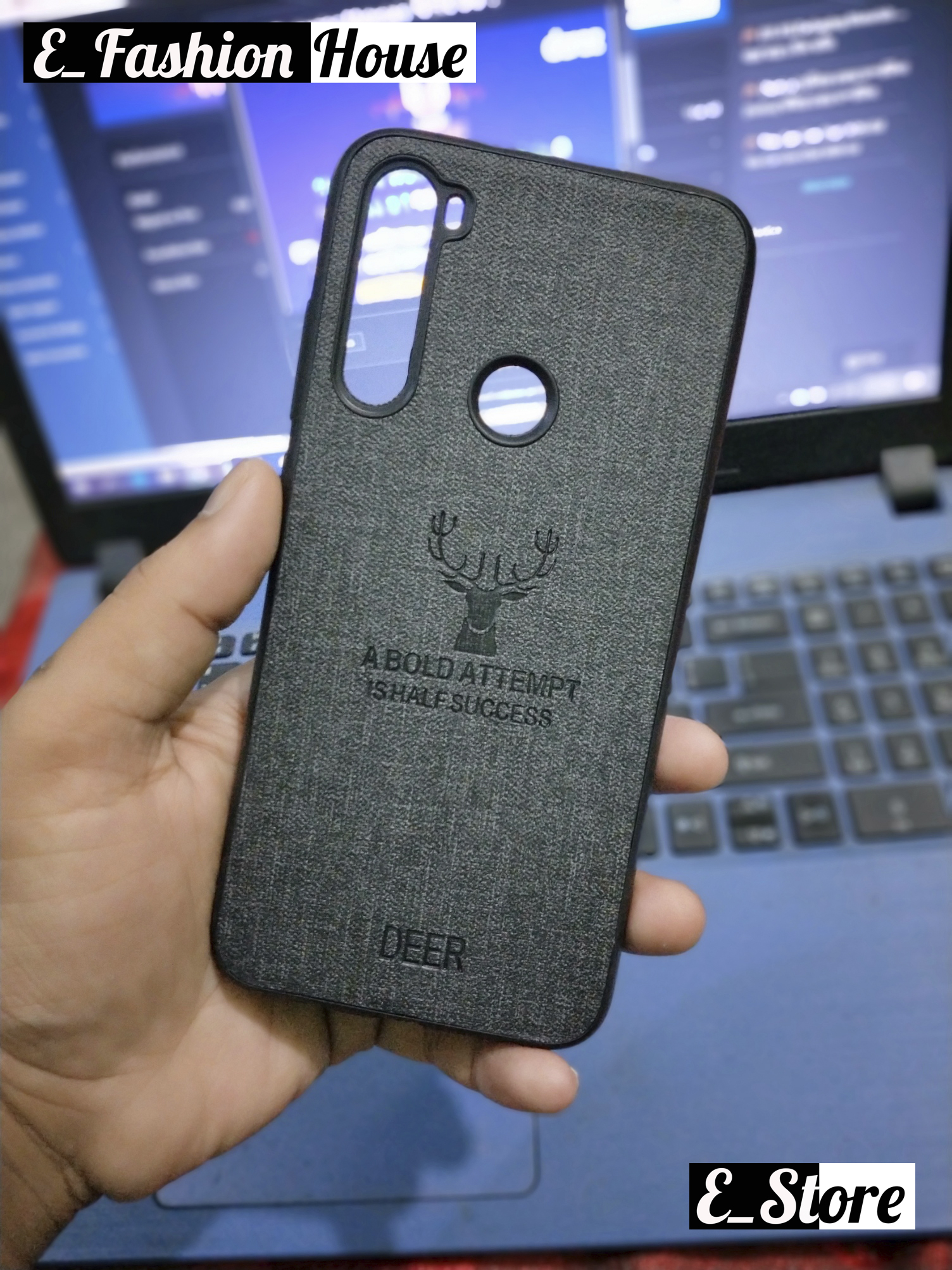 For Redmi Note 8 Deer Pattern Stylish Mobile Cover